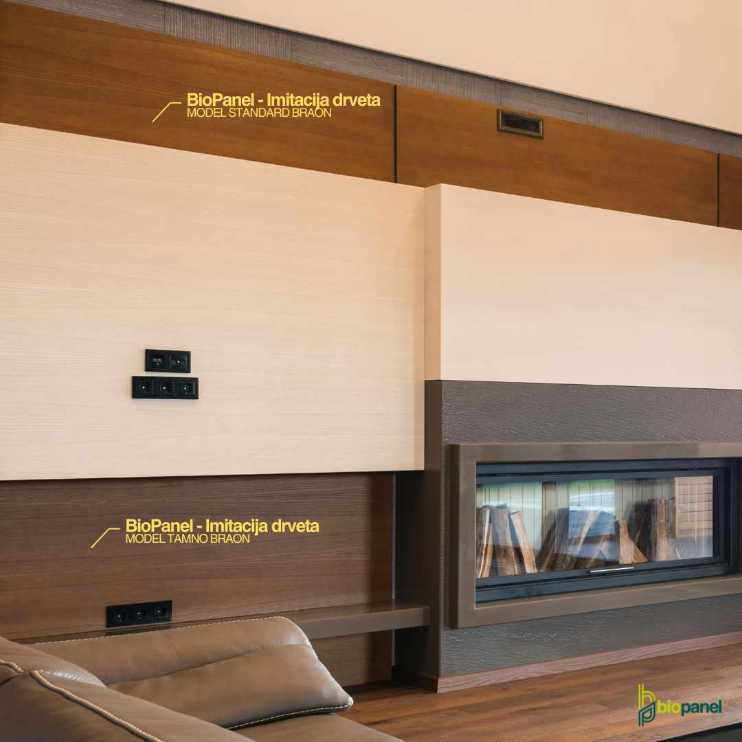 BioPanel - Imitation Wood - Standard Brown